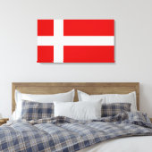 Toile Drapeau du Danemark (Insitu(Chambre))