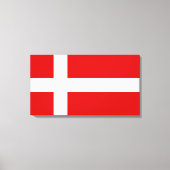 Toile Drapeau du Danemark (Recto)