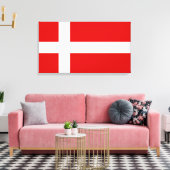 Toile Drapeau du Danemark (Insitu(Salon))