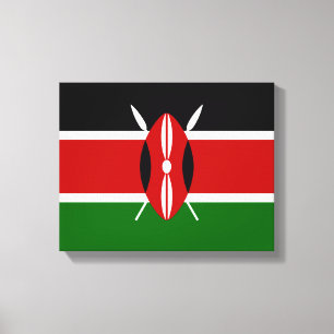 Toile Drapeau du Kenya Afrique