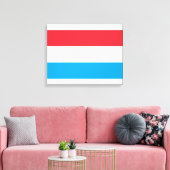 Toile Drapeau du Luxembourg (Insitu(Salon))