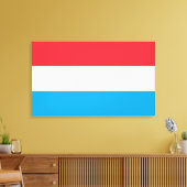 Toile Drapeau du Luxembourg (Insitu(Salon))