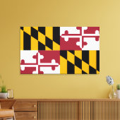 Toile Drapeau du Maryland (Insitu(Salon))