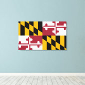 Toile Drapeau du Maryland (Insitu (Plancher de Bois))