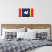 Toile Drapeau du Mississippi - Nouveau Drapeau de Magnol (Insitu(Chambre))