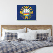 Toile Drapeau du New Hampshire (Insitu(Chambre))