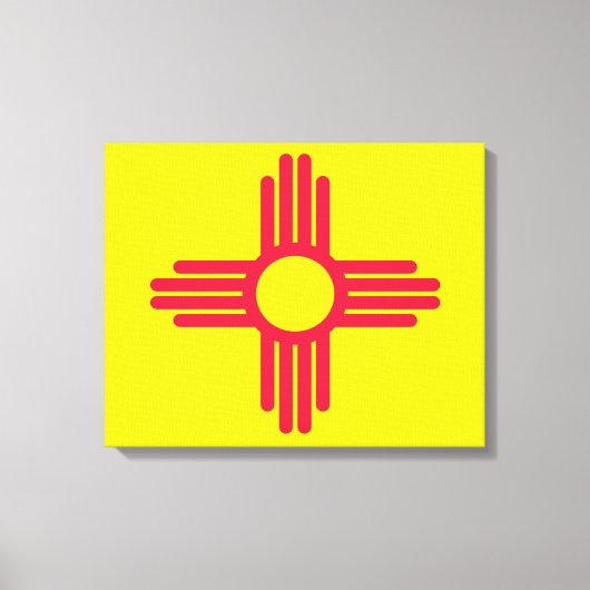 Toile Drapeau du Nouveau Mexique (Recto)