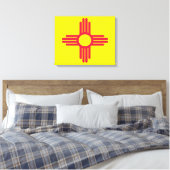 Toile Drapeau du Nouveau Mexique (Insitu(Chambre))