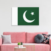 Toile Drapeau du Pakistan (Insitu(Salon))