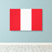 Toile Drapeau du Pérou (Insitu (Plancher de Bois))