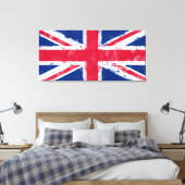 Toile Drapeau du Royaume-Uni ou de l'Union Jack (Insitu(Chambre))