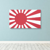 Toile Drapeau du soleil levant impérial du Japon, Edo à  (Insitu (Plancher de Bois))