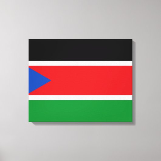 Toile Drapeau du Soudan du Sud (Afrique) (Recto)