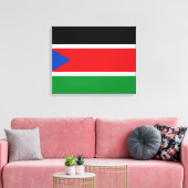 Toile Drapeau du Soudan du Sud (Afrique) (Insitu(Salon))