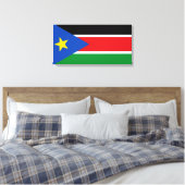 Toile Drapeau du Soudan du Sud (Afrique) (Insitu(Chambre))