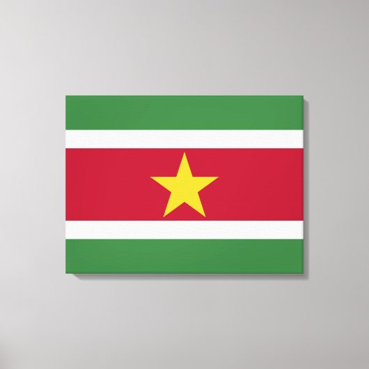 Toile Drapeau du Suriname (Recto)