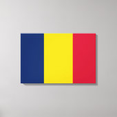 Toile Drapeau du Tchad (pays africain) (Recto)