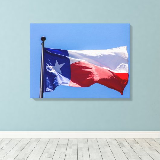 Toile Drapeau du Texas (Insitu (Plancher de Bois))