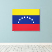 Toile Drapeau du Venezuela (Insitu (Plancher de Bois))