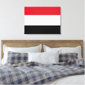 Toile Drapeau du Yémen (Insitu(Chambre))
