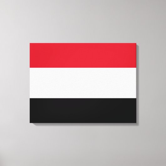 Toile Drapeau du Yémen (Recto)