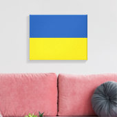 Toile Drapeau d'Ukraine (Insitu(Salon))