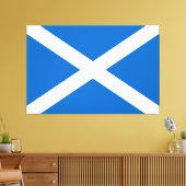 Toile Drapeau écossais Saltire (Insitu(Salon))