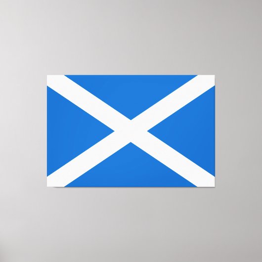 Toile Drapeau écossais Saltire (Recto)