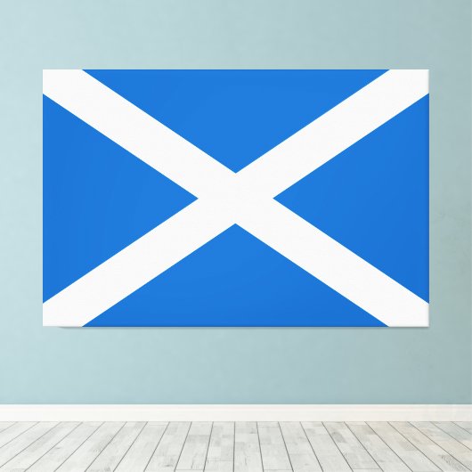 Toile Drapeau écossais Saltire (Insitu (Plancher de Bois))