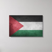 Toile Drapeau en détresse de la Palestine (Recto)