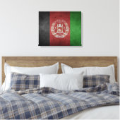Toile Drapeau en détresse de l'Afghanistan (Insitu(Chambre))