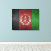 Toile Drapeau en détresse de l'Afghanistan (Insitu (Plancher de Bois))