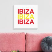 Toile Drapeau espagnol IBIZA (Insitu(Salon))