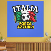 Toile Drapeau Forza Azzurri (Insitu(Salon))