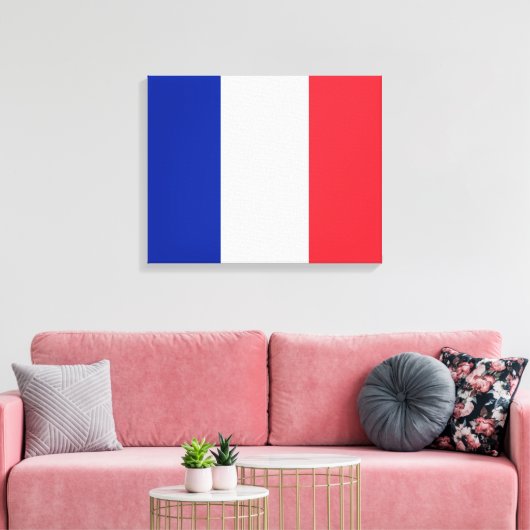 Toile Drapeau français (France) (Insitu(Salon))