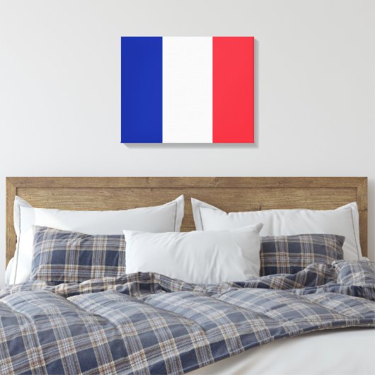 Toile Drapeau français (France) (Insitu(Chambre))