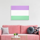 Toile Drapeau gay genre (Insitu(Salon))