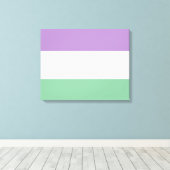 Toile Drapeau gay genre (Insitu (Plancher de Bois))