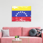 Toile Drapeau Grunge Venezuela (Insitu(Salon))