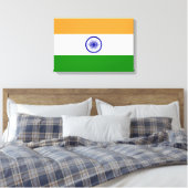 Toile Drapeau indien (Inde) (Pays d'Asie du Sud) (Bharat (Insitu(Chambre))