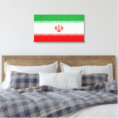 Toile Drapeau iranien (Iran) (Persan) (Insitu(Chambre))