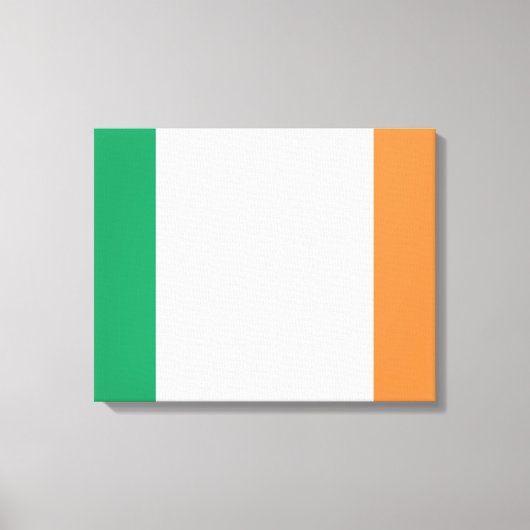 Toile Drapeau irlandais (République d'Irlande) (ROI) (Ei (Recto)