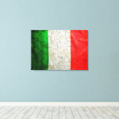 Toile Drapeau italien fissuré (Insitu (Plancher de Bois))