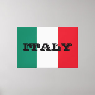 Toile Drapeau italien Italia Il Tricolore