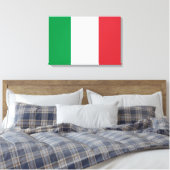 Toile Drapeau italien (Italie) (Insitu(Chambre))