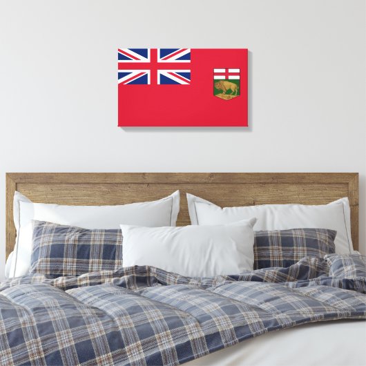 Toile Drapeau Manitoba (Insitu(Chambre))