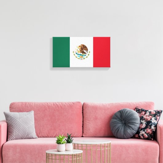 Toile Drapeau mexicain - Drapeau mexicain (Insitu(Salon))