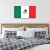 Toile Drapeau mexicain (Mexique) (Insitu(Chambre))