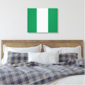 Toile Drapeau nigérian (Insitu(Chambre))