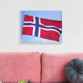 Toile Drapeau norvégien RF) (Insitu(Salon))